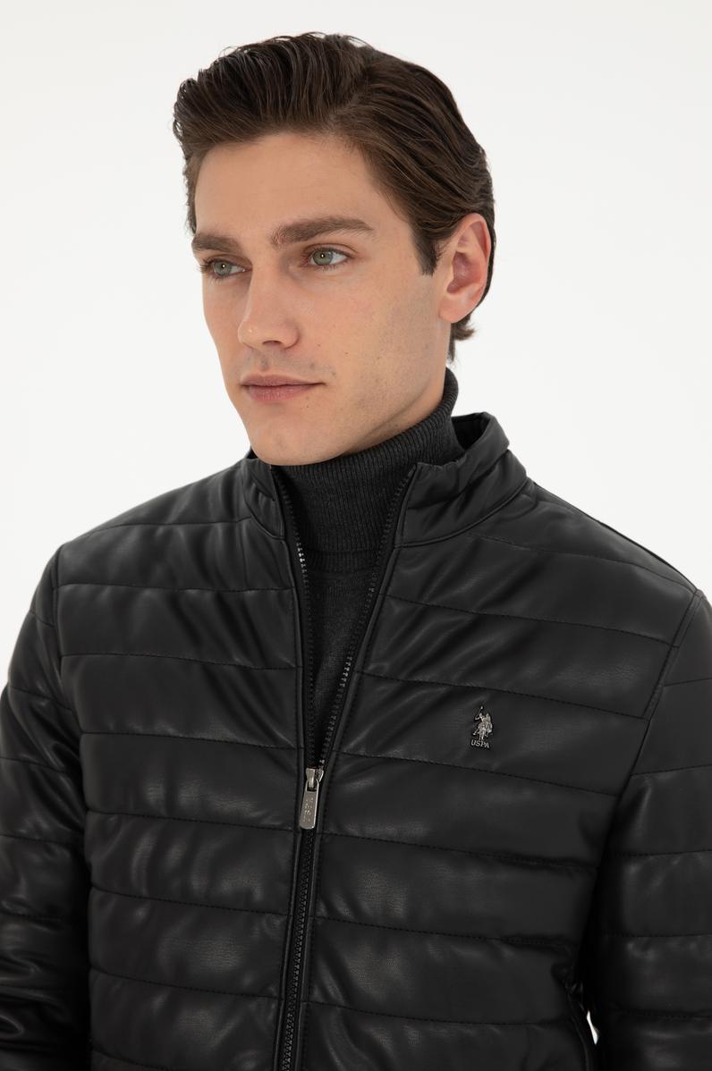 Erkek Siyah Deri Ceket