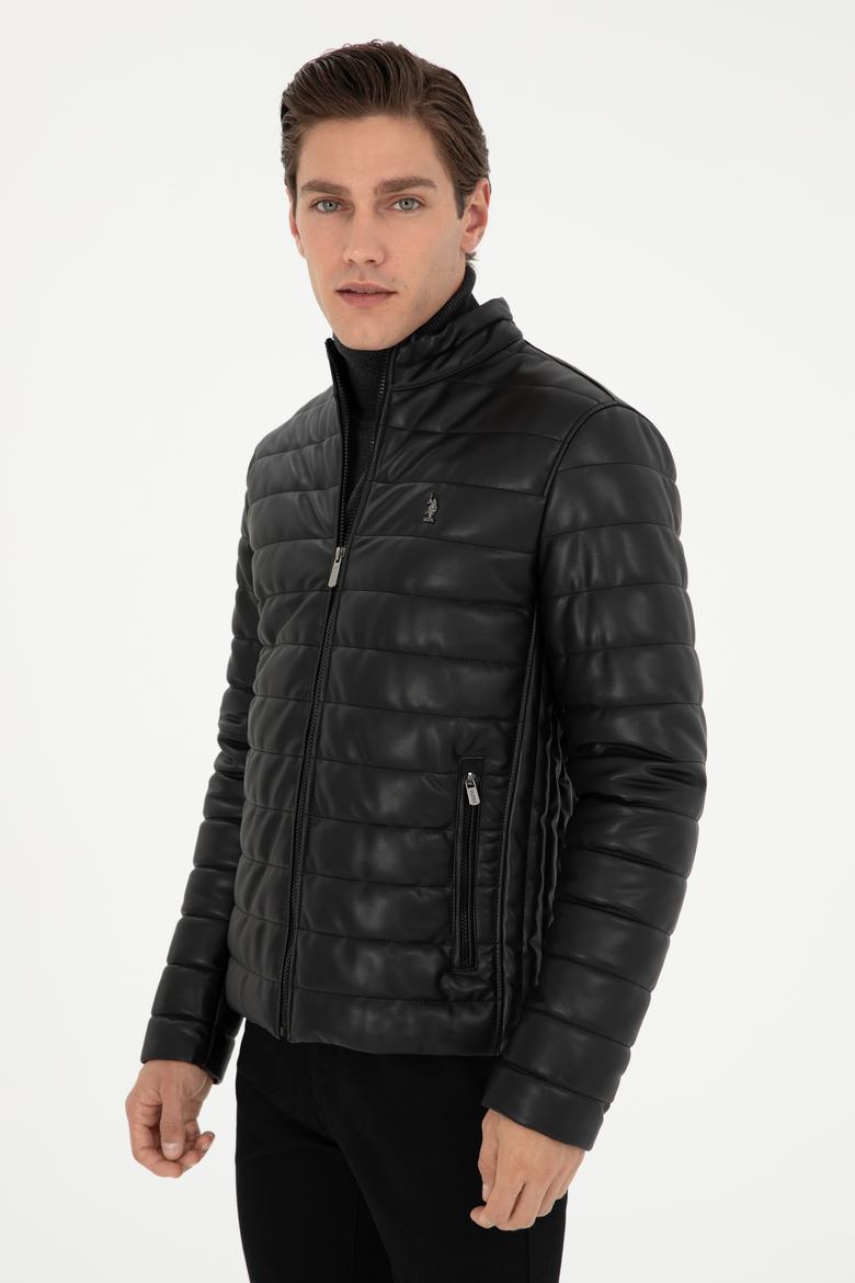Erkek Siyah Deri Ceket - 50297251007