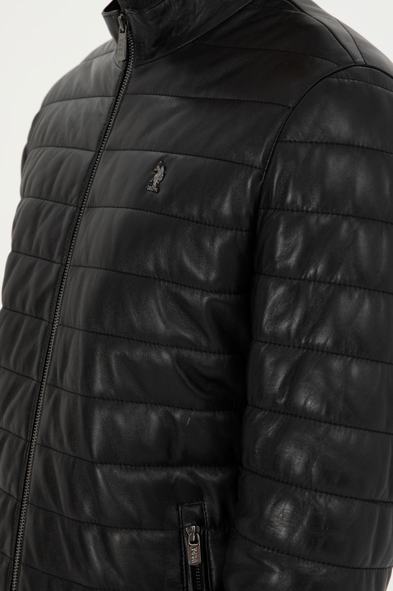 Erkek Siyah Deri Ceket