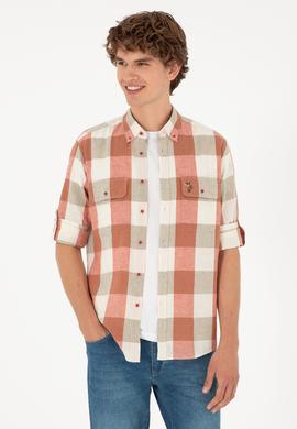 Erkek Pudra Uzun Kollu Gömlek - 50283697008