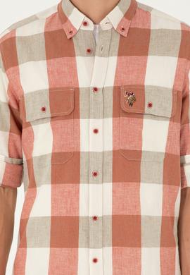 Erkek Pudra Uzun Kollu Gömlek - 50283697008