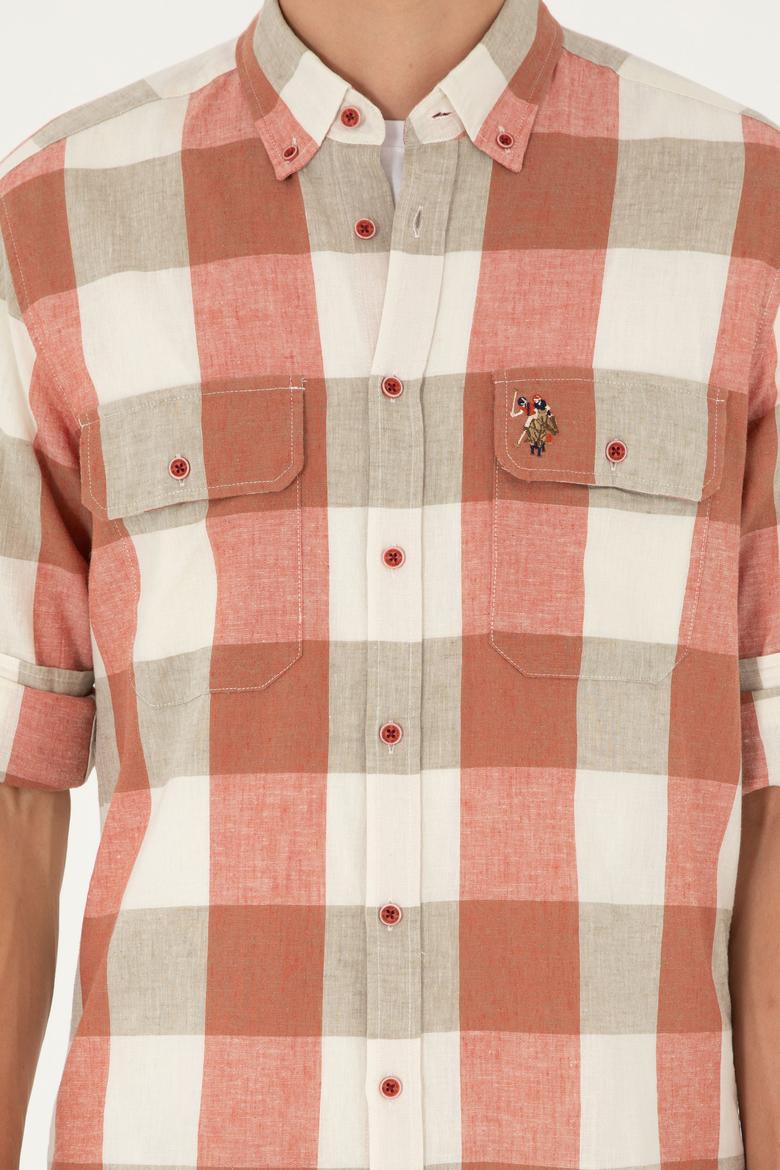 Erkek Pudra Uzun Kollu Gömlek - 50283697008