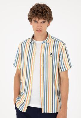 Erkek Lacivert Kısa Kollu Gömlek - 50284516014