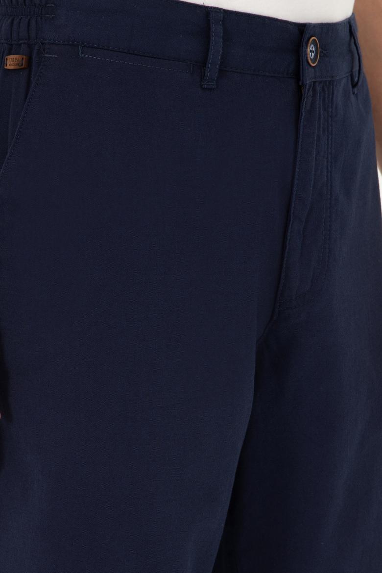 Erkek Lacivert Dokuma Şort - 50283362010