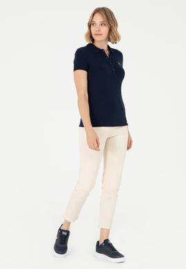 Kadın Lacivert Polo Yaka Tişört - 50280067015