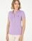 Kadın Lila Polo Yaka Tişört