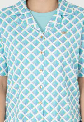 Kadın Mint Örme Gömlek - 50281784012