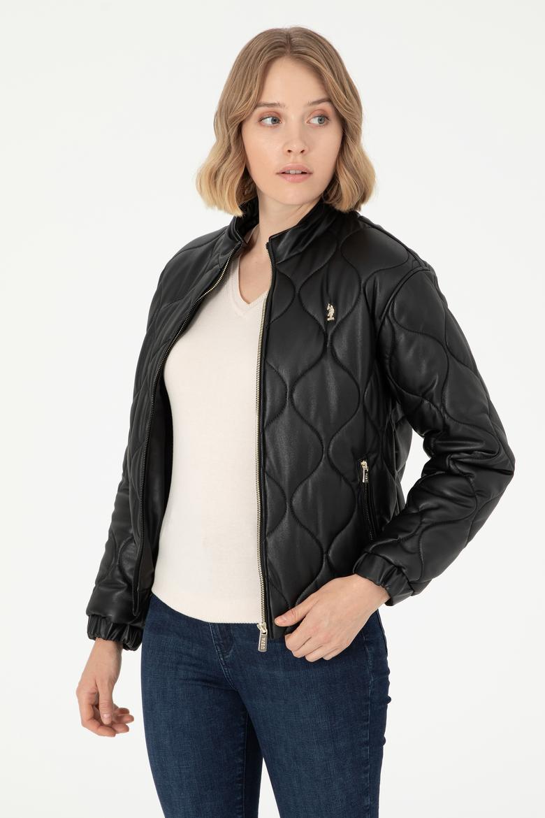 Kadın Siyah Deri Ceket