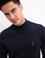 Erkek Lacivert Balıkçı Yaka Triko Kazak Basic