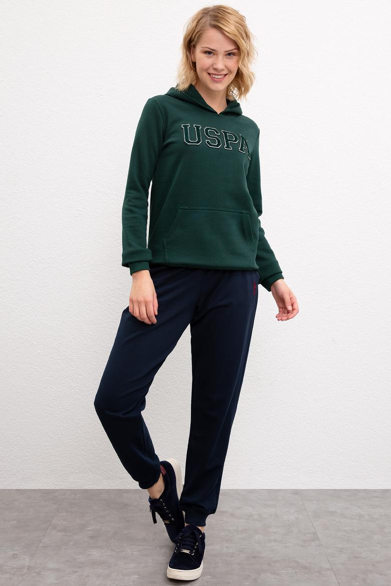 Kadın Koyu Yeşil Basic Sweatshirt - 50216083022