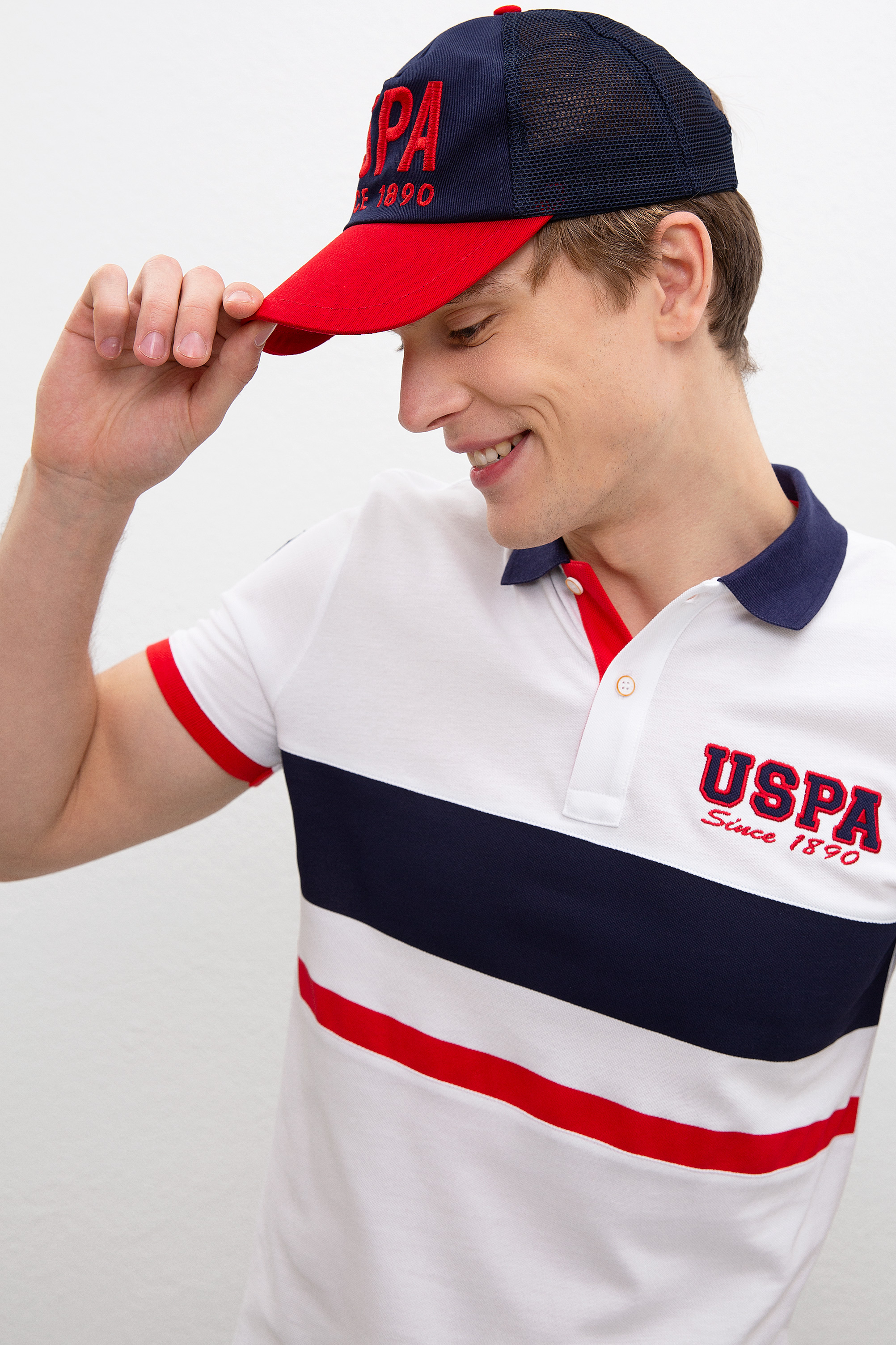 Erkek Beyaz Polo Yaka T-Shirt