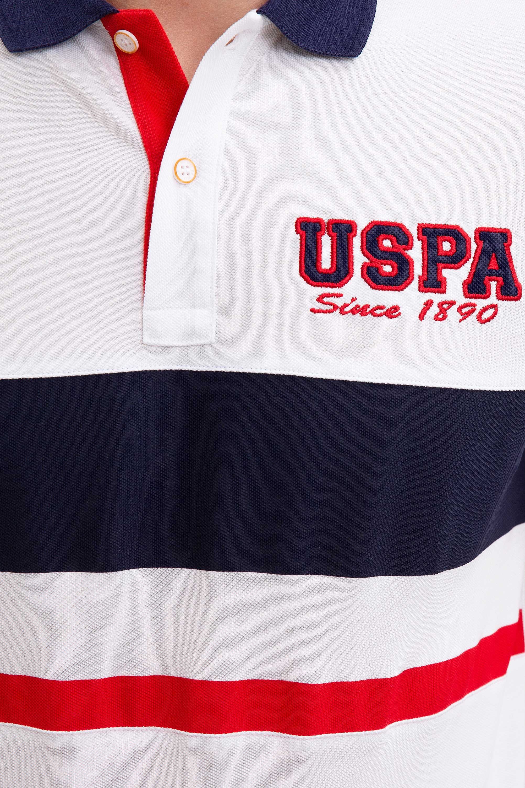 Erkek Beyaz Polo Yaka T-Shirt