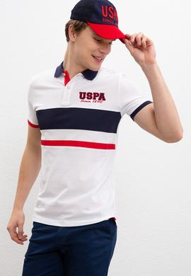 Erkek Beyaz Polo Yaka T-Shirt - 50221472008