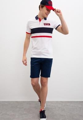 Erkek Beyaz Polo Yaka T-Shirt - 50221472008