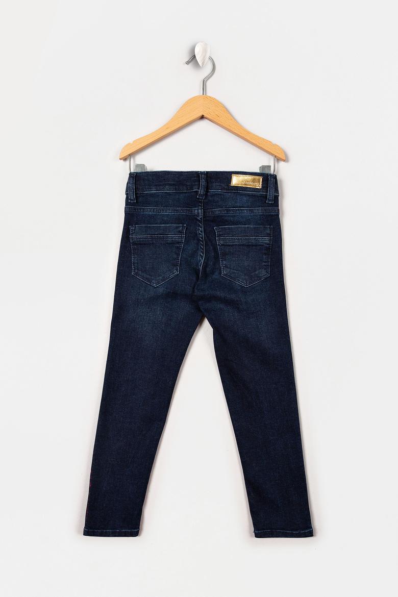 Kız Çocuk Mavi Jean Pantolon - 50215605008