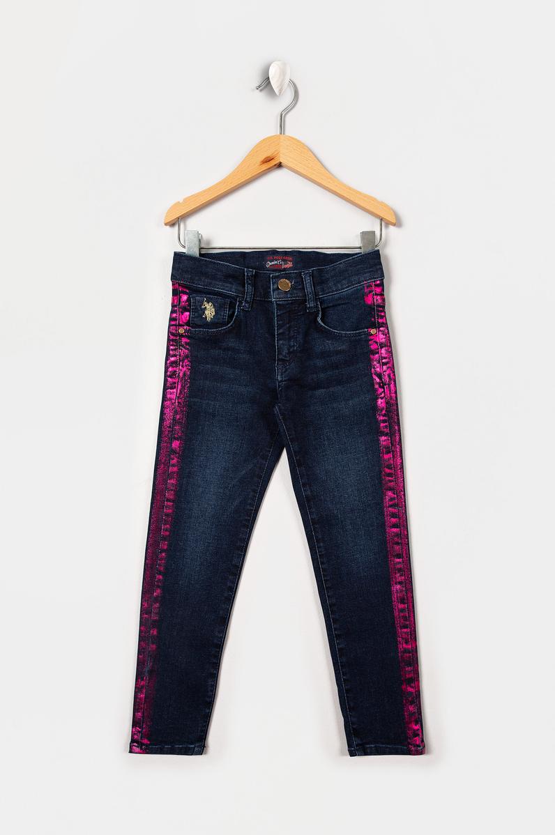 Kız Çocuk Mavi Jean Pantolon