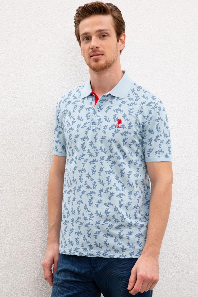 Erkek Açık İndigo Tişört