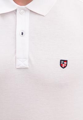 Erkek Beyaz Polo Yaka T-Shirt Basic - 50218822010