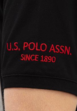 Erkek Siyah Polo Yaka T-Shirt Basic - 50218822020