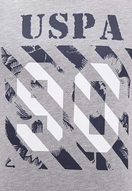 Erkek Gri Melanj Bisiklet Yaka T-Shirt - 50217798022