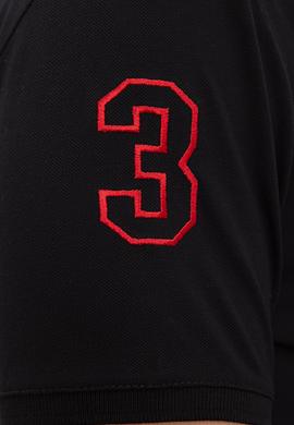 Erkek Siyah Polo Yaka T-Shirt - 50218831048