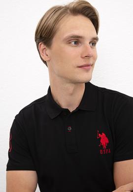 Erkek Siyah Polo Yaka T-Shirt - 50218831048