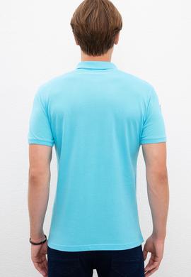 Erkek Mavi Polo Yaka T-Shirt - 50218831128
