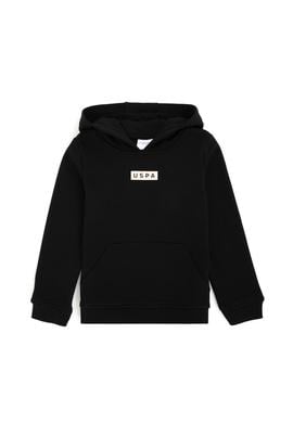Erkek Çocuk Siyah Kapüşonlu Sweatshirt - 50293515028
