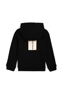 Erkek Çocuk Siyah Kapüşonlu Sweatshirt - 50293515028
