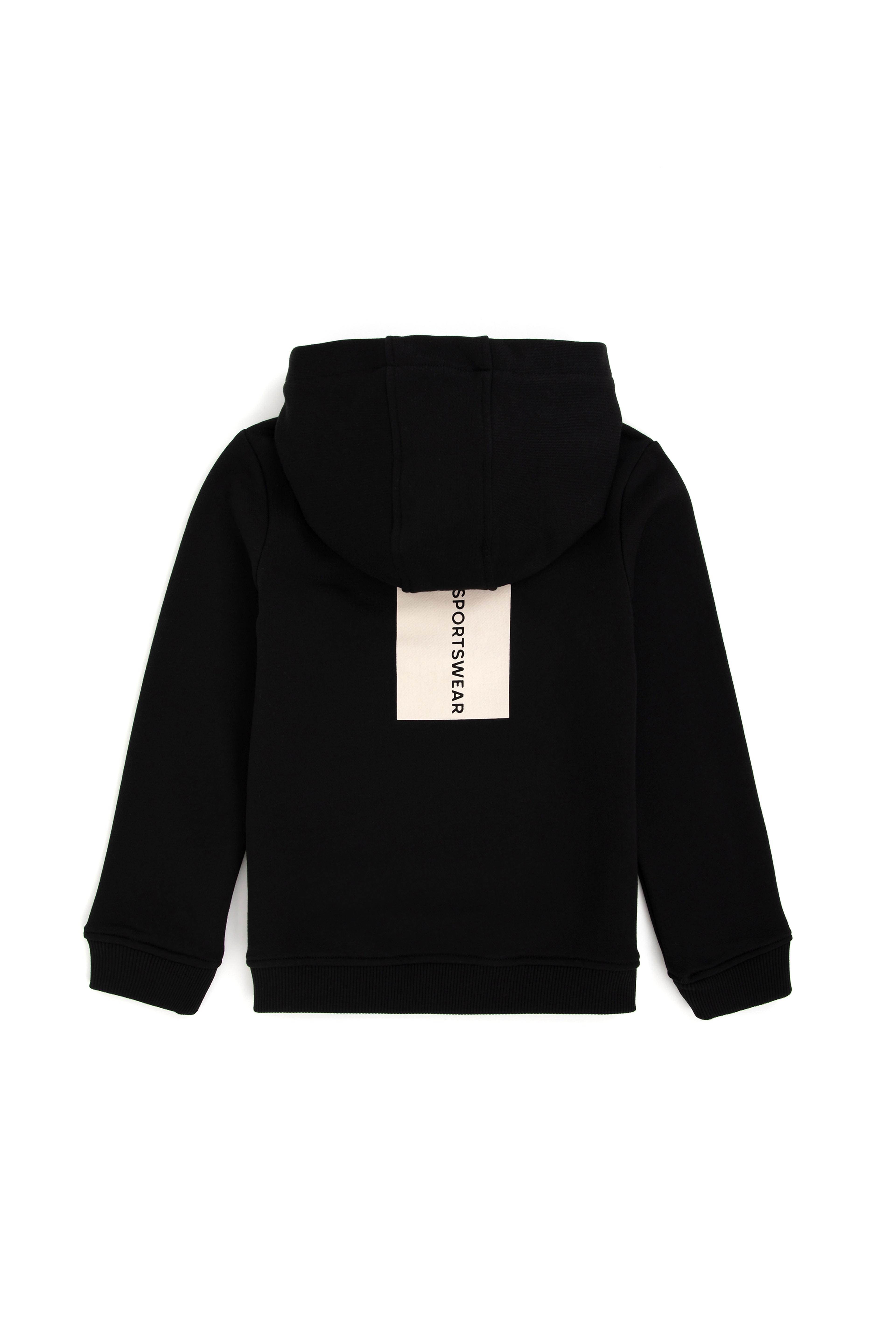 Erkek Çocuk Siyah Kapüşonlu Sweatshirt - Image 2