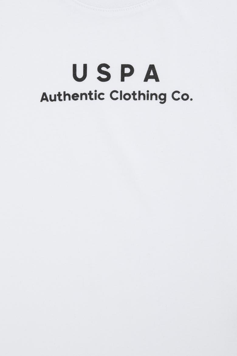 Erkek Çocuk Beyaz Bisiklet Yaka Tişört - 50295983007