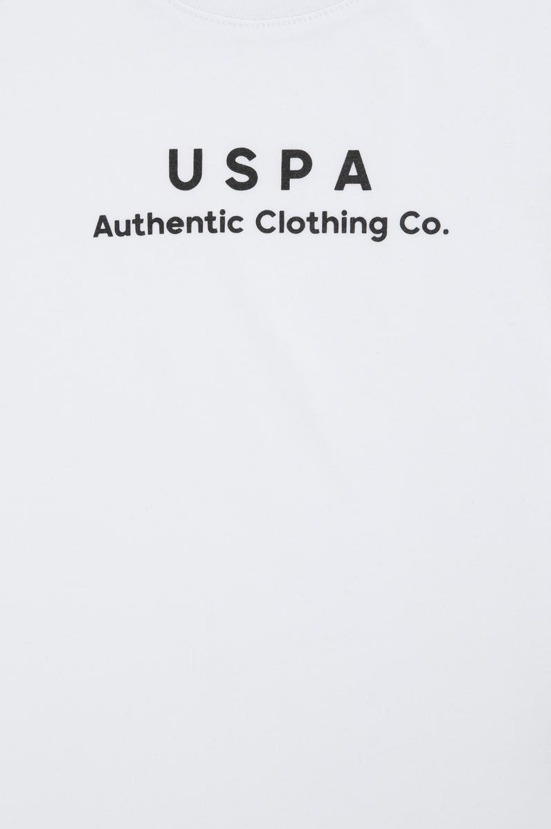 Erkek Çocuk Beyaz Bisiklet Yaka Tişört