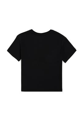 Erkek Çocuk Siyah Bisiklet Yaka Tişört - 50295983012