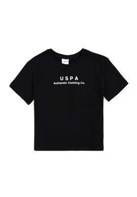 Erkek Çocuk Siyah Bisiklet Yaka Tişört - 50295983012