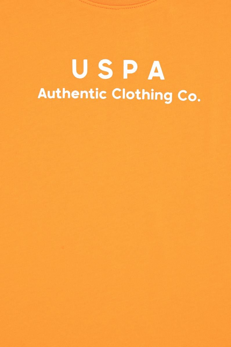 Erkek Çocuk Turuncu Bisiklet Yaka Tişört