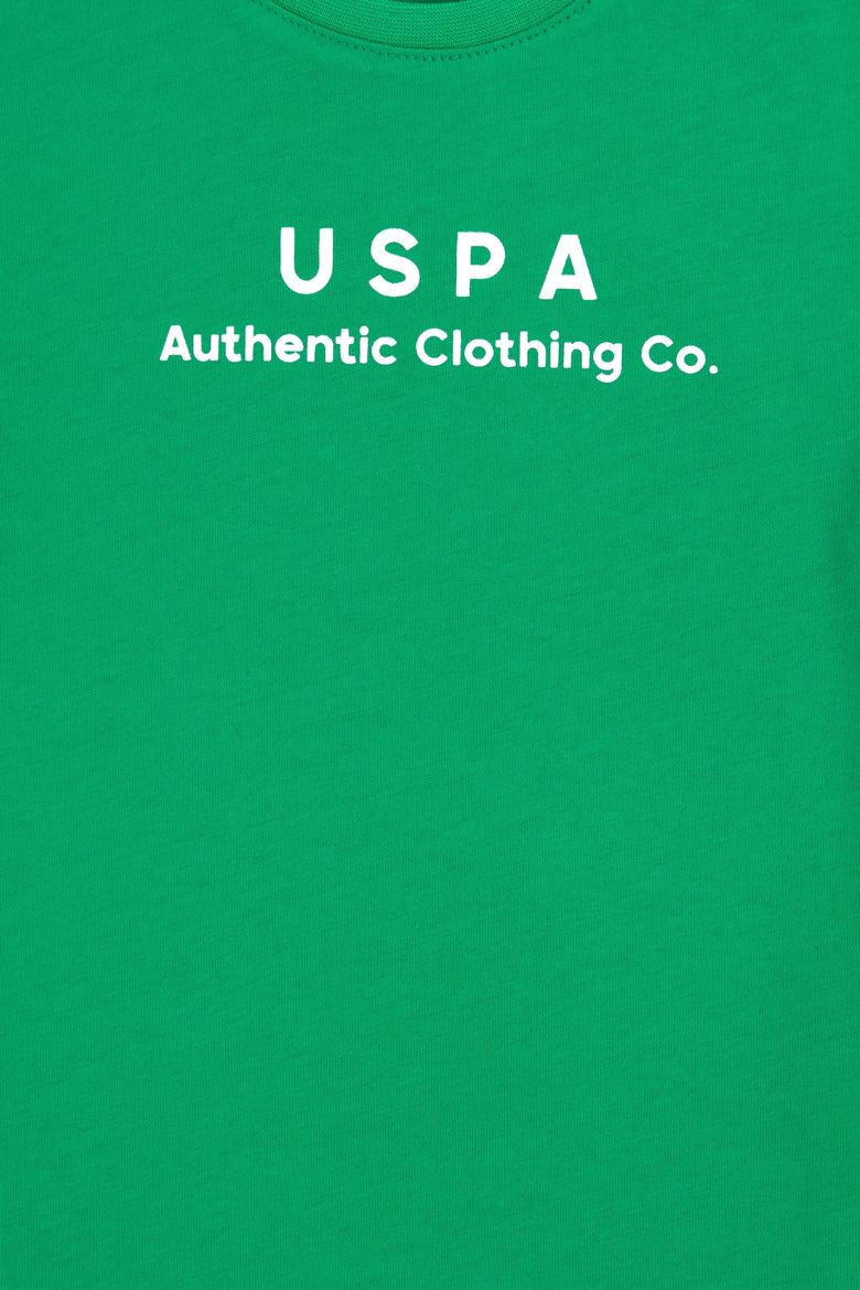 Erkek Çocuk Elma Yeşili Bisiklet Yaka Tişört - 50295983060