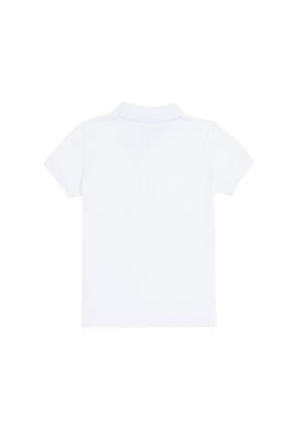 Erkek Çocuk Beyaz Basic Polo Yaka Tişört - 50292129006