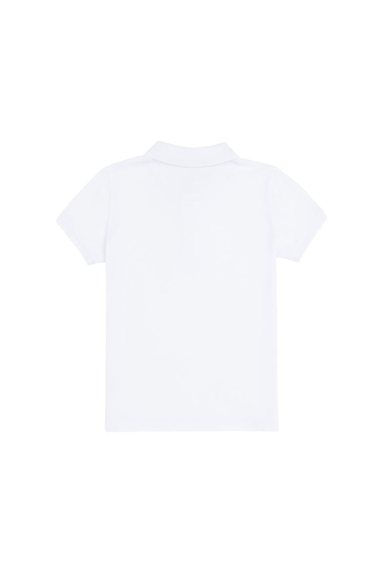 Erkek Çocuk Beyaz Basic Polo Yaka Tişört - 50292129006