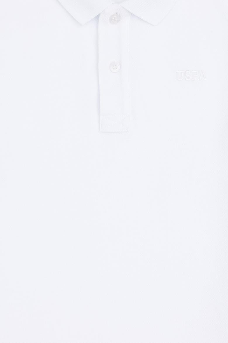 Erkek Çocuk Beyaz Basic Polo Yaka Tişört - 50292129006