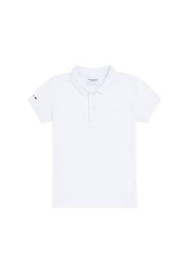 Erkek Çocuk Beyaz Basic Polo Yaka Tişört - 50292129006