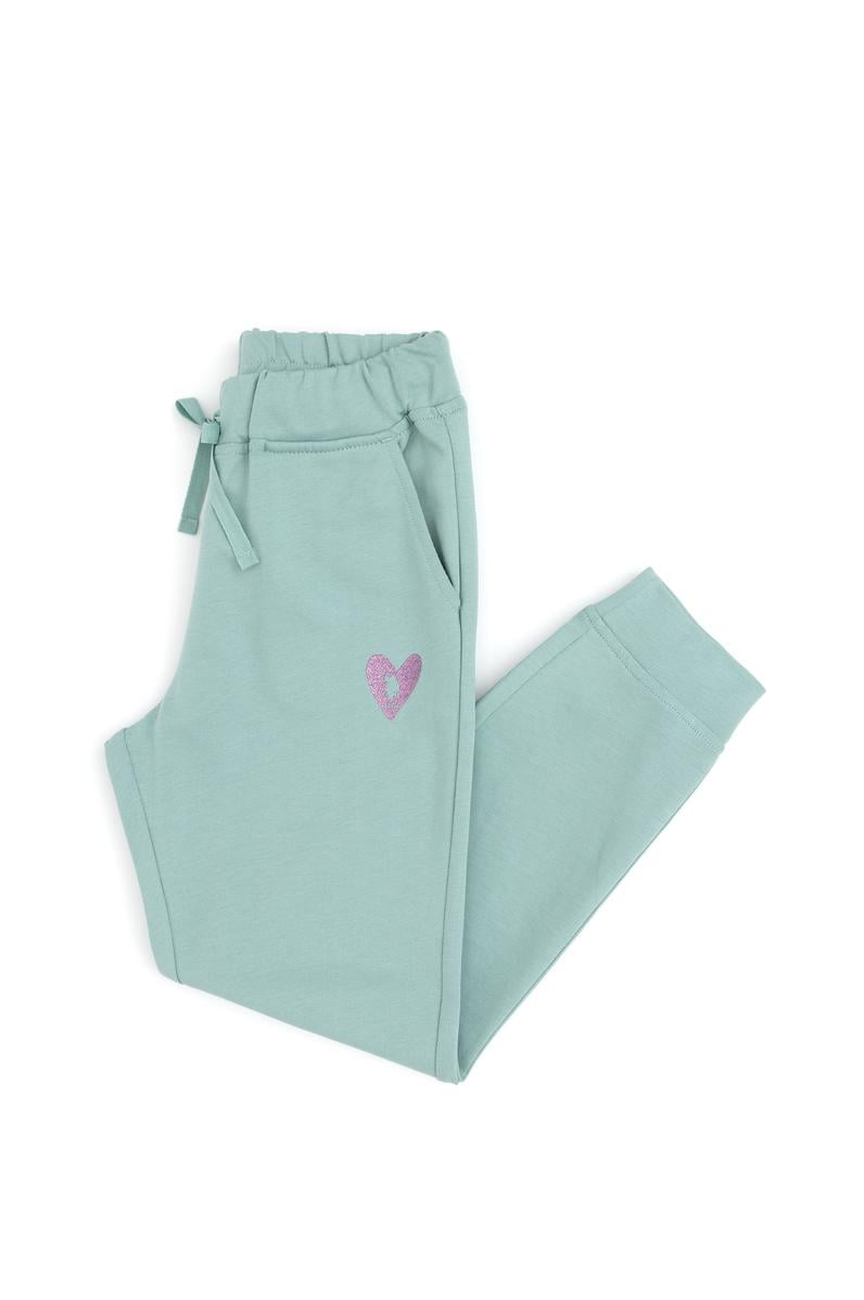 Kız Çocuk Su Yeşili Eşofman Altı