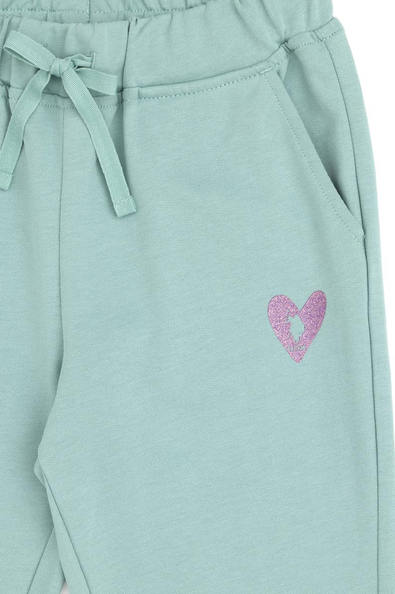 Kız Çocuk Su Yeşili Eşofman Altı