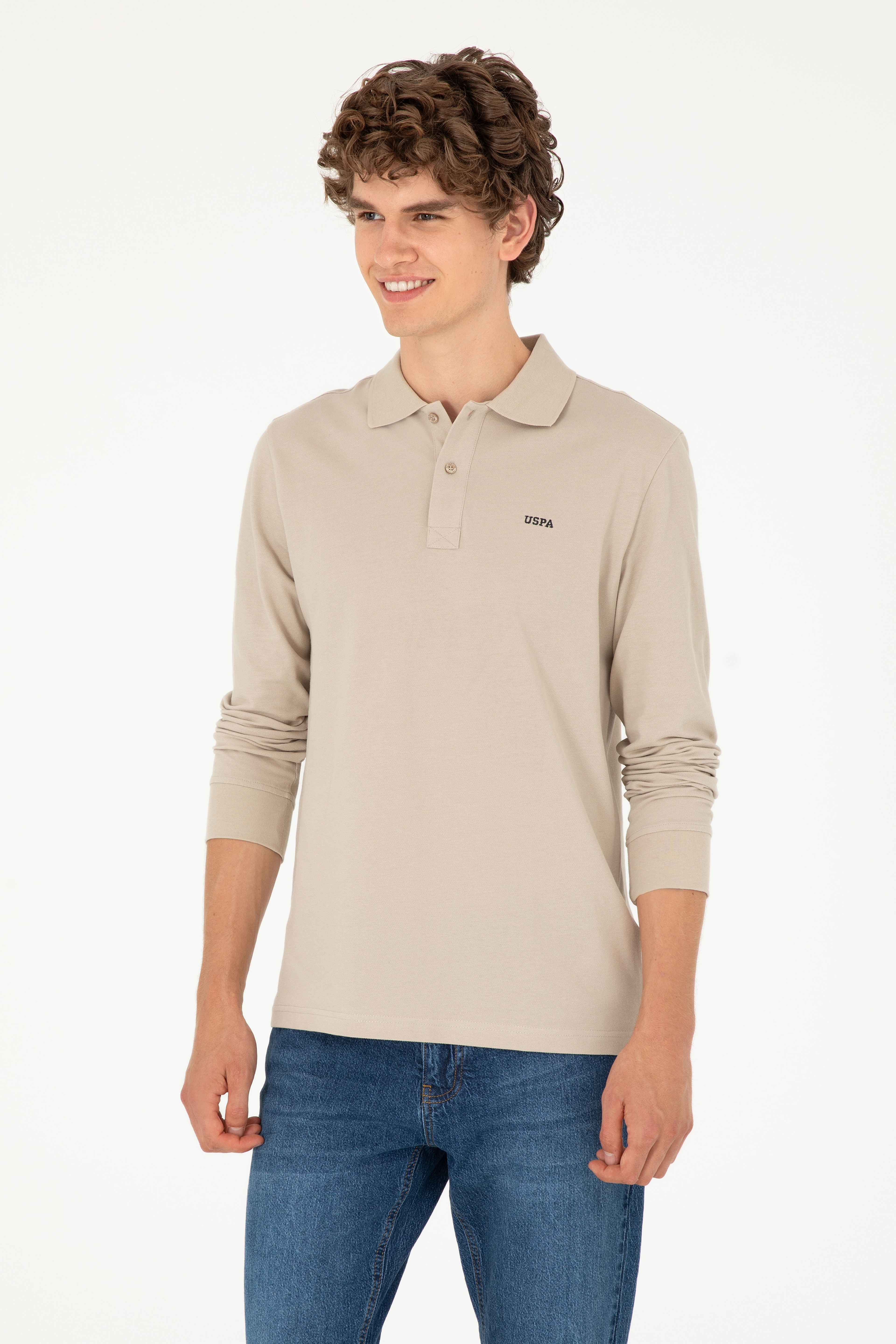 Erkek Taş Basic Sweatshirt - Image 1
