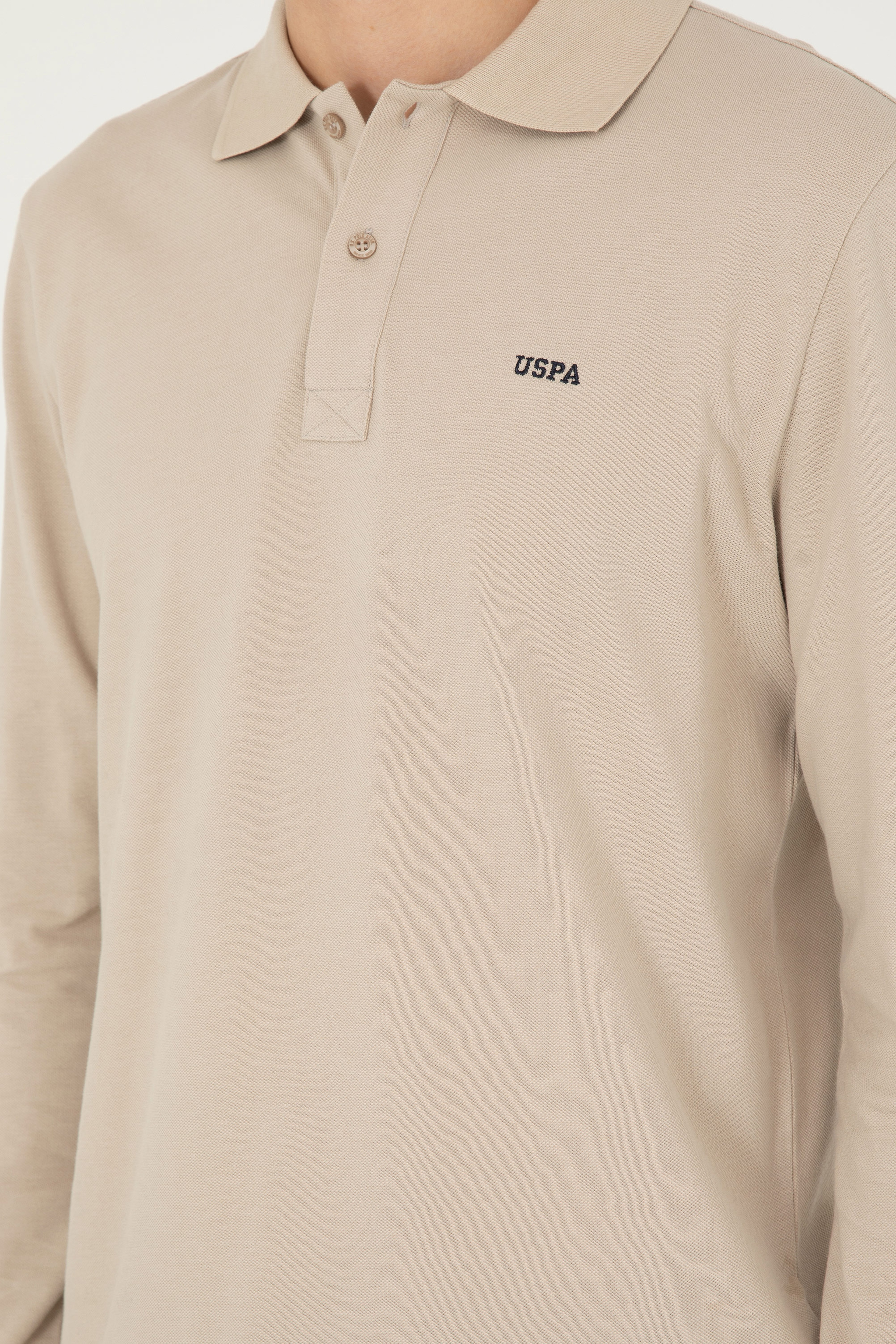 Erkek Taş Basic Sweatshirt - Image 7