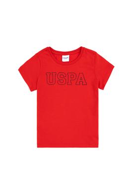 Erkek Çocuk Kırmızı Basic Bisiklet Yaka Tişört - 50284818036