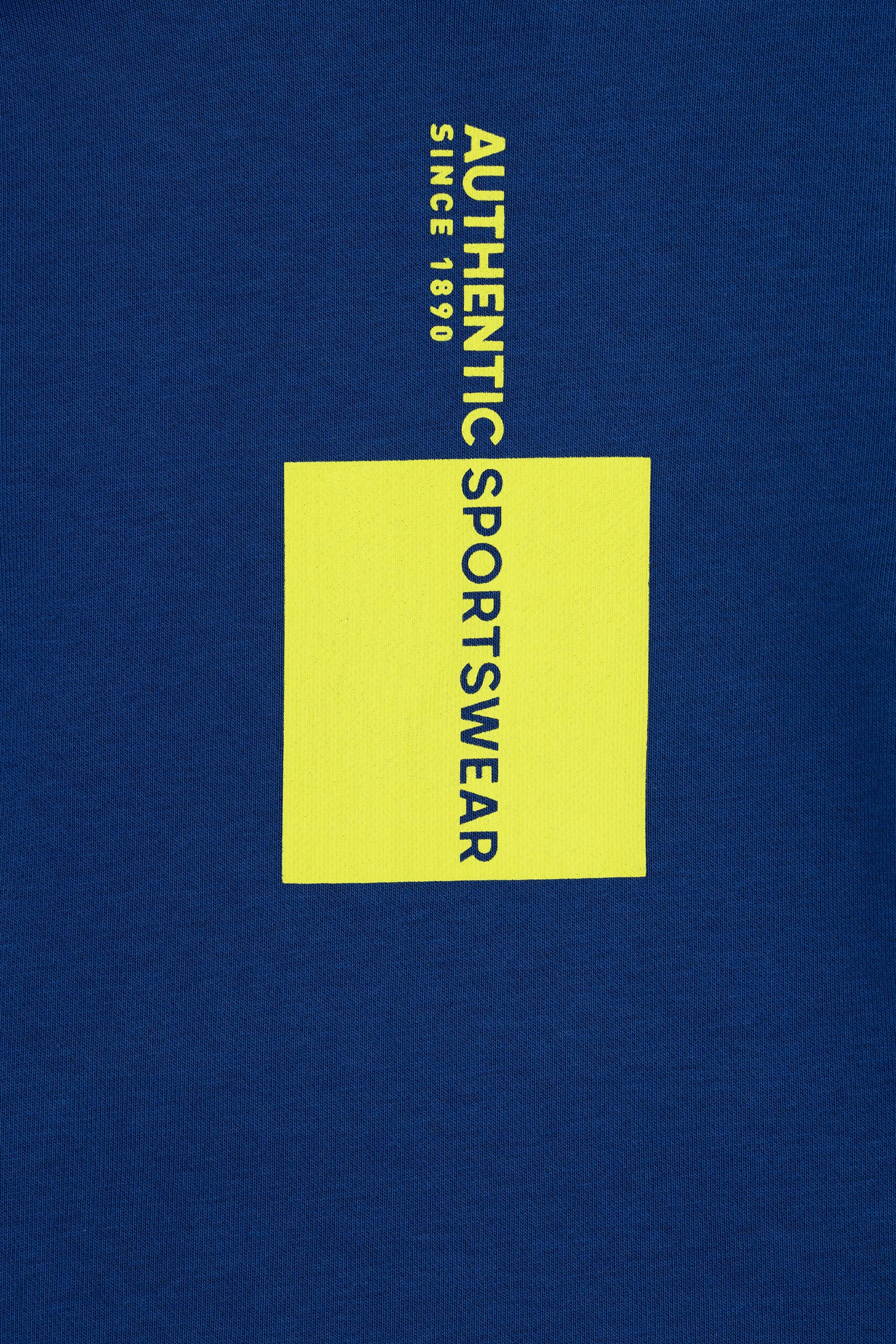 Erkek Çocuk İndigo Kapüşonlu Sweatshirt
