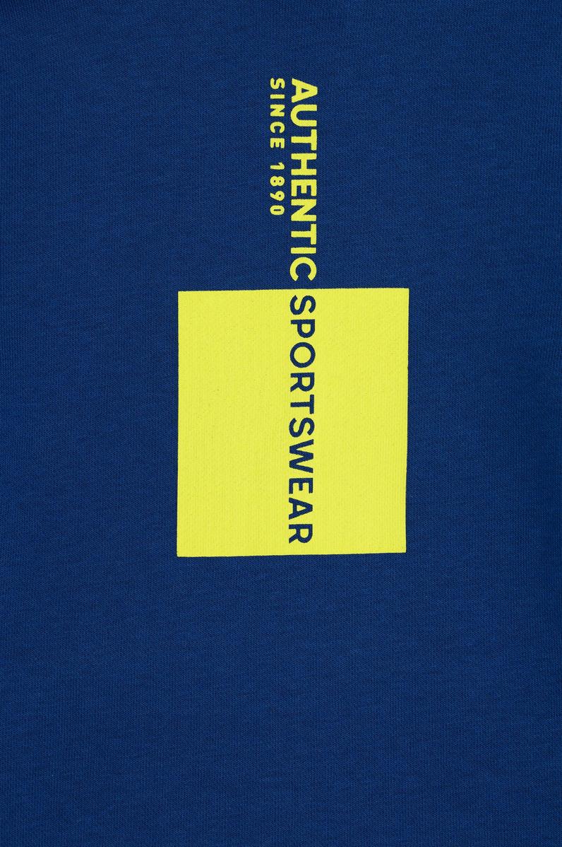 Erkek Çocuk İndigo Kapüşonlu Sweatshirt