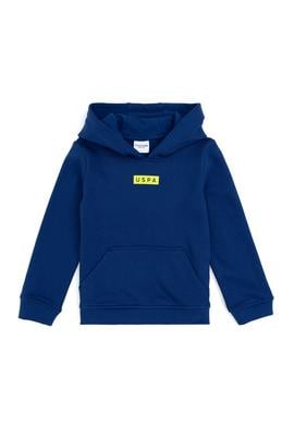 Erkek Çocuk İndigo Kapüşonlu Sweatshirt - 50293515017