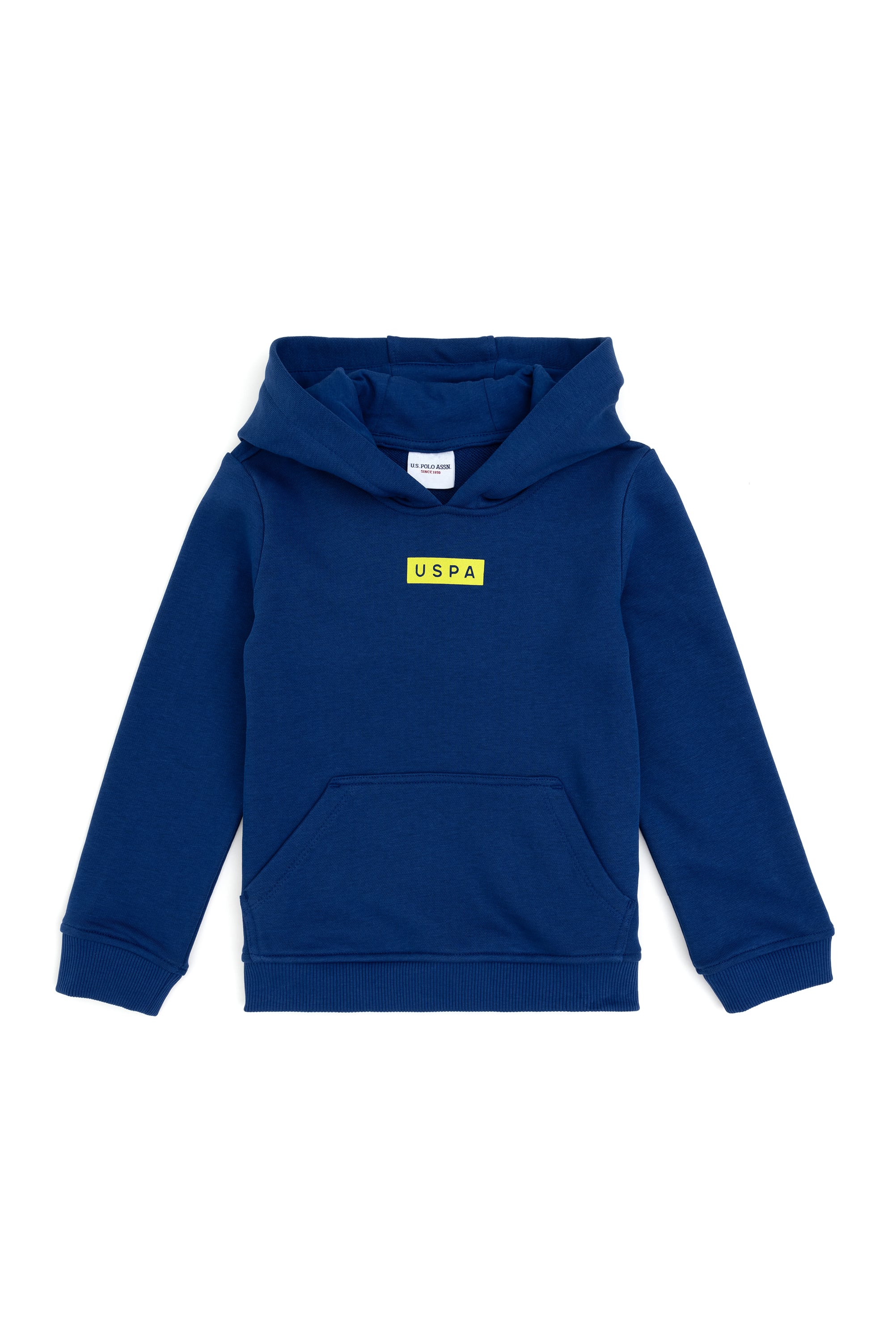 Erkek Çocuk İndigo Kapüşonlu Sweatshirt