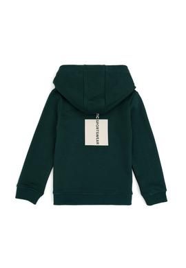 Erkek Çocuk Koyu Yeşil Kapüşonlu Sweatshirt - 50293515051